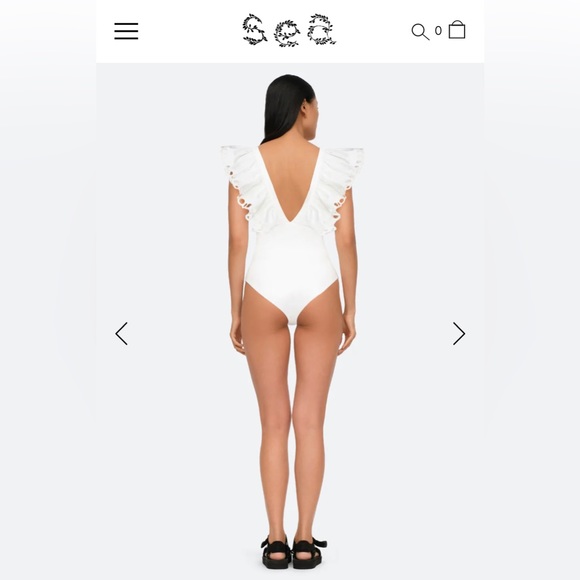 Siena Ruffle One Piece - Picture 2 of 3